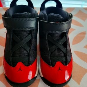 Nike Air Jordan's 6 rings Red, Black& White